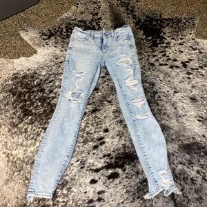 American Eagle Next Stretch Distressed Jeans